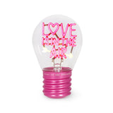 Lampe de table en forme d'ampoule - Love is in the air
