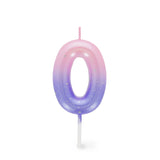 Happy birthday candle - Bougie chiffre Pink