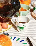 Le mug coeur Fée marraine - vert sapin