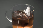 Porte-sachets de thé en forme de chat