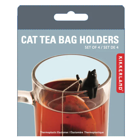 Porte-sachets de thé en forme de chat