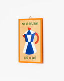 Illustration encadrée prête à accrocher - Café