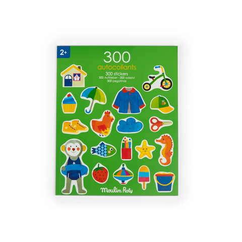 Cahier de 300 stickers - Les Popipop