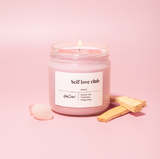 Self love club | Bougie quartz rose "amour"