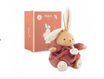 Peluche musicale patapouf - Lapin bordeaux