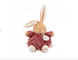 Peluche musicale patapouf - Lapin bordeaux