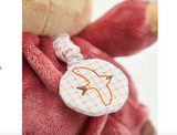 Peluche musicale patapouf - Lapin bordeaux