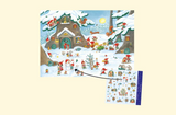 Calendrier de l'avent Stickers - Dans la forêt d'hiver des lutins