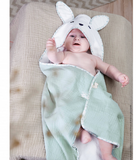 Ma cape de bain Lapin - Colombe