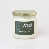 Mauvaises résolutions | Bougie labradorite "clarté mentale"