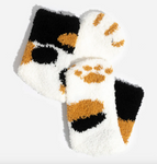 Chaussettes moumoute pattes de chat