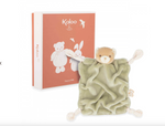 Doudou ours vert