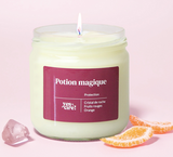 Potion magique | Bougie cristal de roche "Protection"