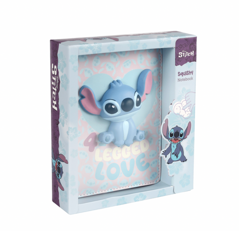 Disney Stitch Notebook B6 Squishy