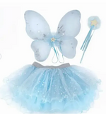 Ensemble jupe, ailes et baguette fée 4-6 ans