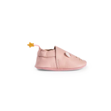 Chaussons cuir souris rose 6/12m - La petite école de danse