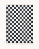 Couverture à damier Black White - Plaid Maison Deux