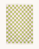 Checkerboard Blanket Kiwi Pink - Plaid Maison Deux