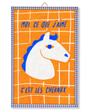 Illustration encadrée prête à accrocher - Chevaux