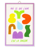 Illustration encadrée prête à accrocher - Couleur