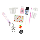 Porte clé DIY - Bad charm kit - Bubble tea