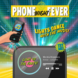 Mini lumière de discothèque - Phone night fever