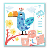 3 pochoirs pour une image