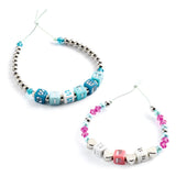 Foison de perles alphabets ARGENT