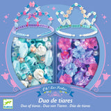 Duo de tiares, Bleu