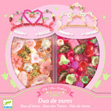 Duo de tiares, Rose