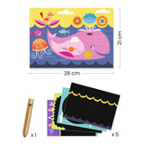Cartes à gratter des petits - C'est rigolo à découvrir