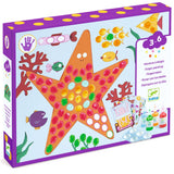 Peindre avec ses doigts - Pois et poissons