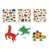 Gommettes en feutrine - Des animaux partout !