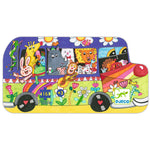 Puzzle le Bus Arc-en-ciel - 16 pcs