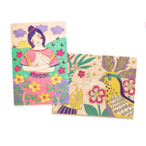 Coloriage sur bois - Sweet girls