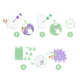 Peinture à doigts magique - Petites formes