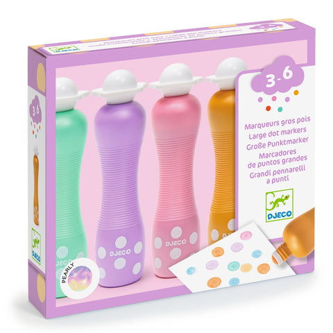 4 marqueurs mousse - Pearly