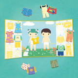 Stickers épais et repositionnables - Les habits