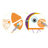 Peinture à la palette - Les joufflus