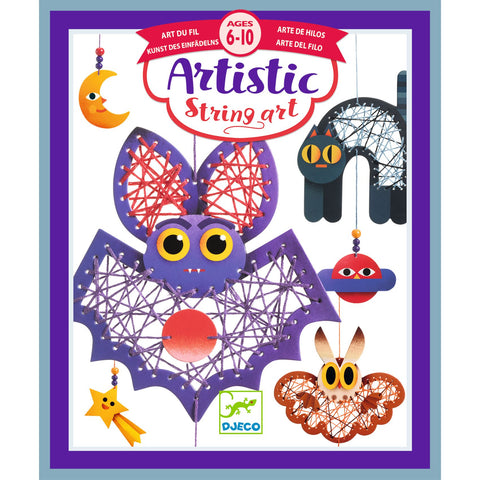 Artistic string art - La nuit