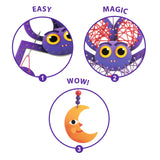 Artistic string art - La nuit