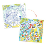 8 coloriages petites portes - Les cabanes de Nina