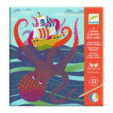 Cartes à gratter Duocolor - Dessus dessous