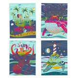 Cartes à gratter Duocolor - Dessus dessous