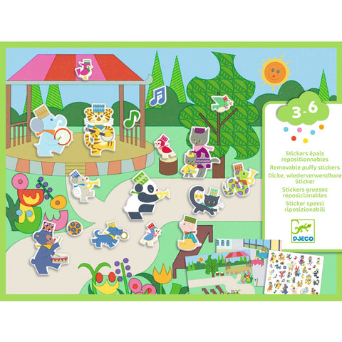 Stickers épais et repositionnables - Fanfare