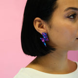 Boucles D'oreilles Maxi éclairs pailletés - Studio Annette