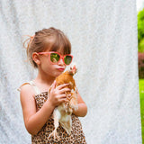 Lunettes de soleil BUZZ - Rose Néon (2 tailles)