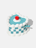 Sweetie Sugar Bowl Heart Cake - sucrier Doiy