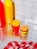 Salière et poivrière - Fast Food - Burger et frites