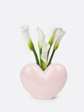 Vase Coeur Love rose